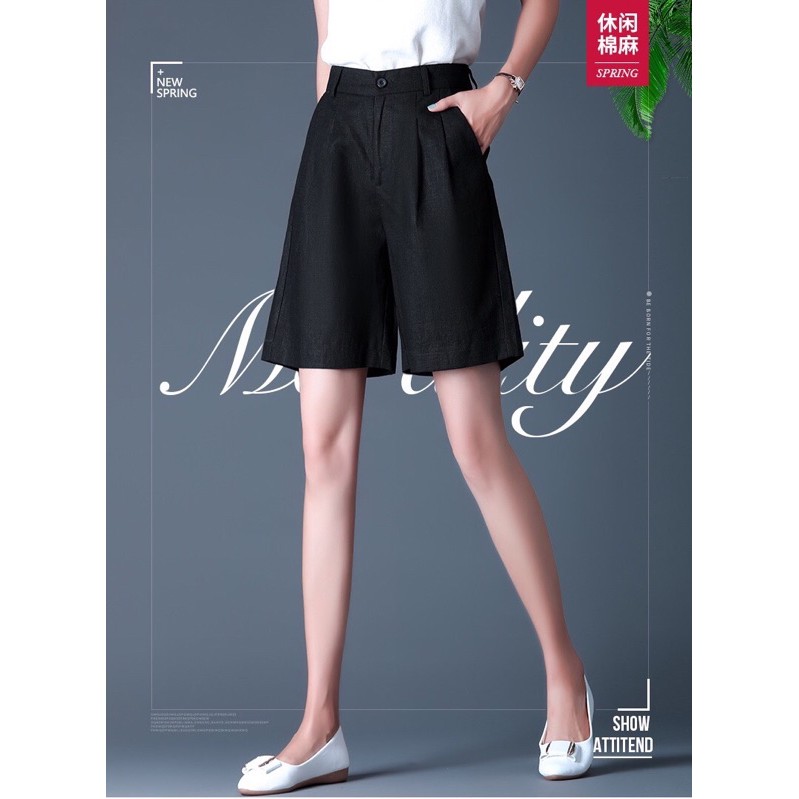 Quần lửng ngố ống rộng hottrend