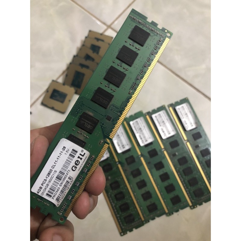 [4GB] RAM 4GB DDR3 Bus 1600, mới dùng ngon, tốt. chính hãng Deli, Samsung
