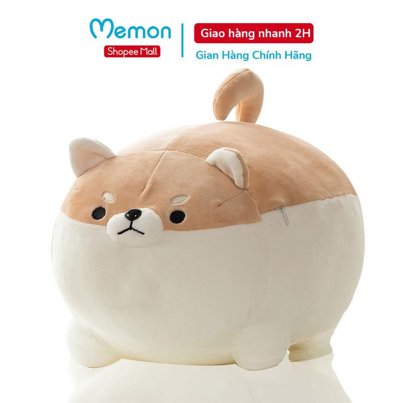 Gấu Bông Corgi Tròn Cao Cấp Memon