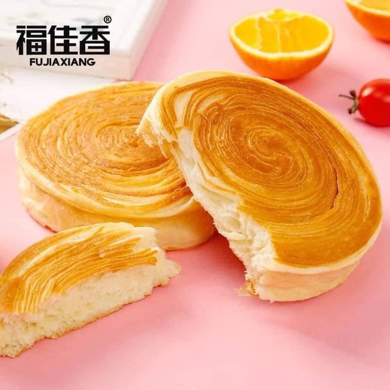 Bánh mì dĩa tròn ngàn lớp mềm