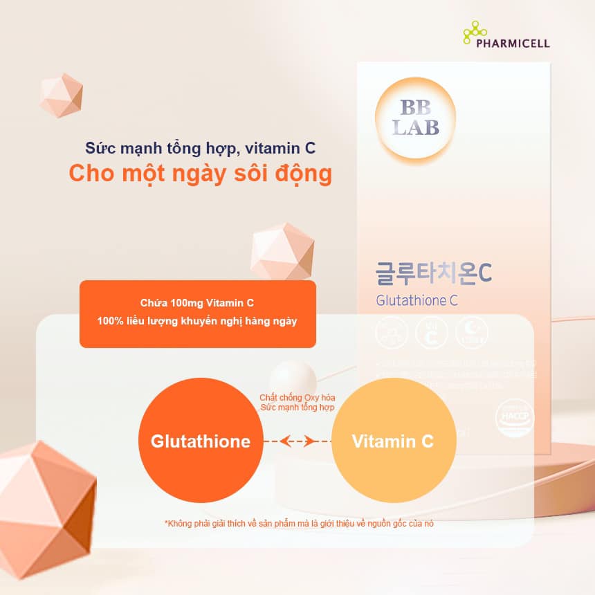 Bột dưỡng trắng BB Lab Glutathione C