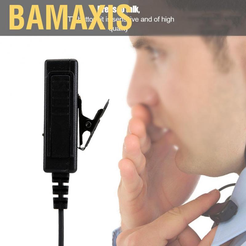 Bamaxis Air Tube Duct PTT Earpiece Headset for Motorola MTH600 MTH650 MTH800 MTH850