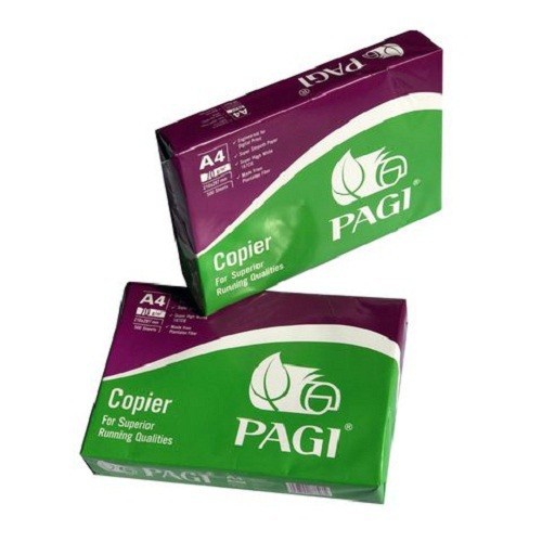 Giấy in A4 Pagi Xanh định lượng 70g/m2