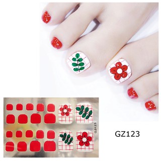 Miếng dán móng chân - Nail Wraps (22 miếng dán khô)