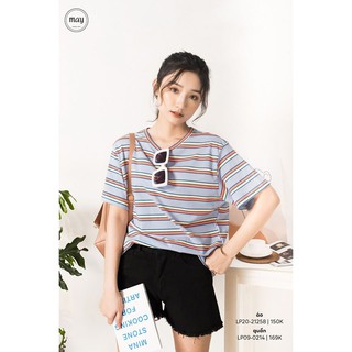 Áo phông oversize kẻ  #9011