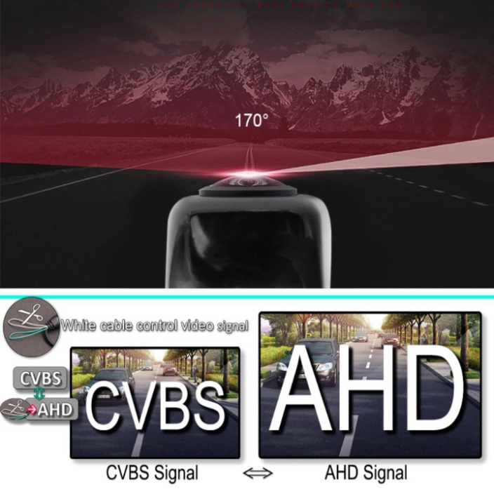 Camera lùi Phisung gắn vào màn hình có sẵn trên xe ô tô - Độ nét cao AHD 1080P - Mã FA818 {CHÍNH HÃNG 100%}