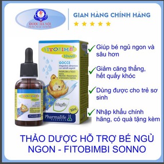 [Kèm quà tặng]Sonno Bimbi - Thảo Dược Châu Âu giúp Bé Ngủ Ngon Hơn, Sâu Giấc Hơn