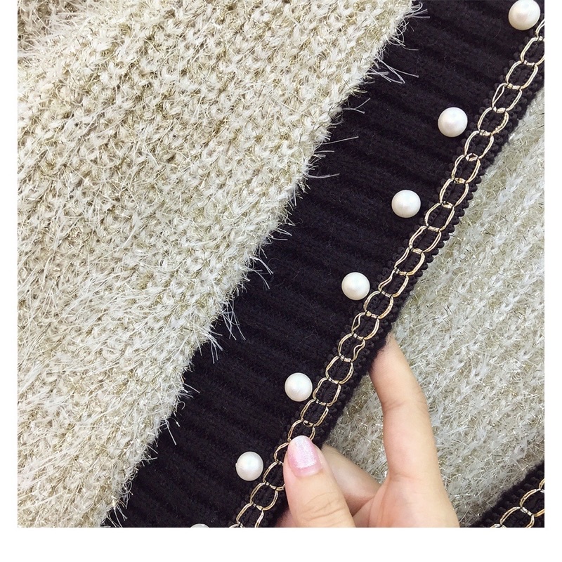 🌸Hàng Order🌸Áo Khoác Len Lông Đính Ngọc Viền Áo  Nữ Tính🌸Hàng Quảng Châu | BigBuy360 - bigbuy360.vn