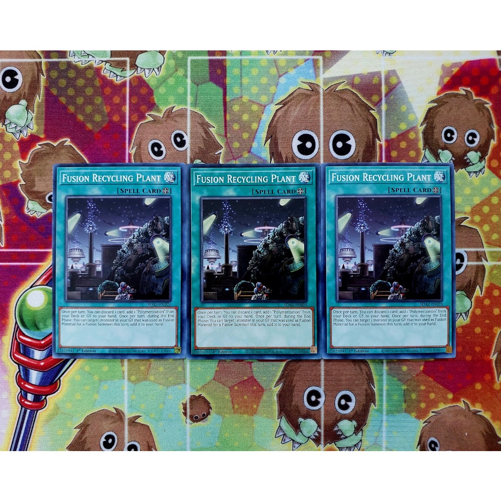 Set Thẻ Bài Yugioh Spell Fusion Recycling Plant - SDAZ-EN025 - Common