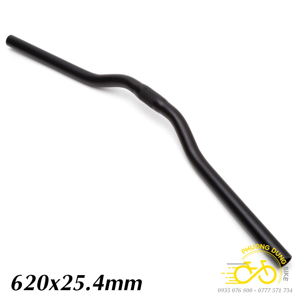 Ghi đông ngang nhôm xe đạp 25.4x620mm