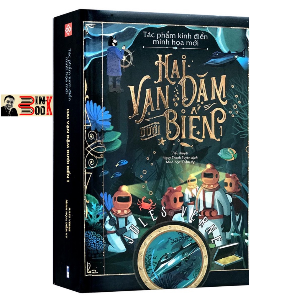 Sách - Hai Vạn Dặm Dưới Biển - Jules Verne - Combo 2 Tập - Bình Book