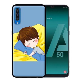 Ốp Lưng Samsung A50 - Anime Couple Ngủ