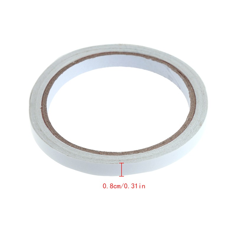 Băng Keo Hai Mặt Siêu Dính 12m 5mm - 15mm