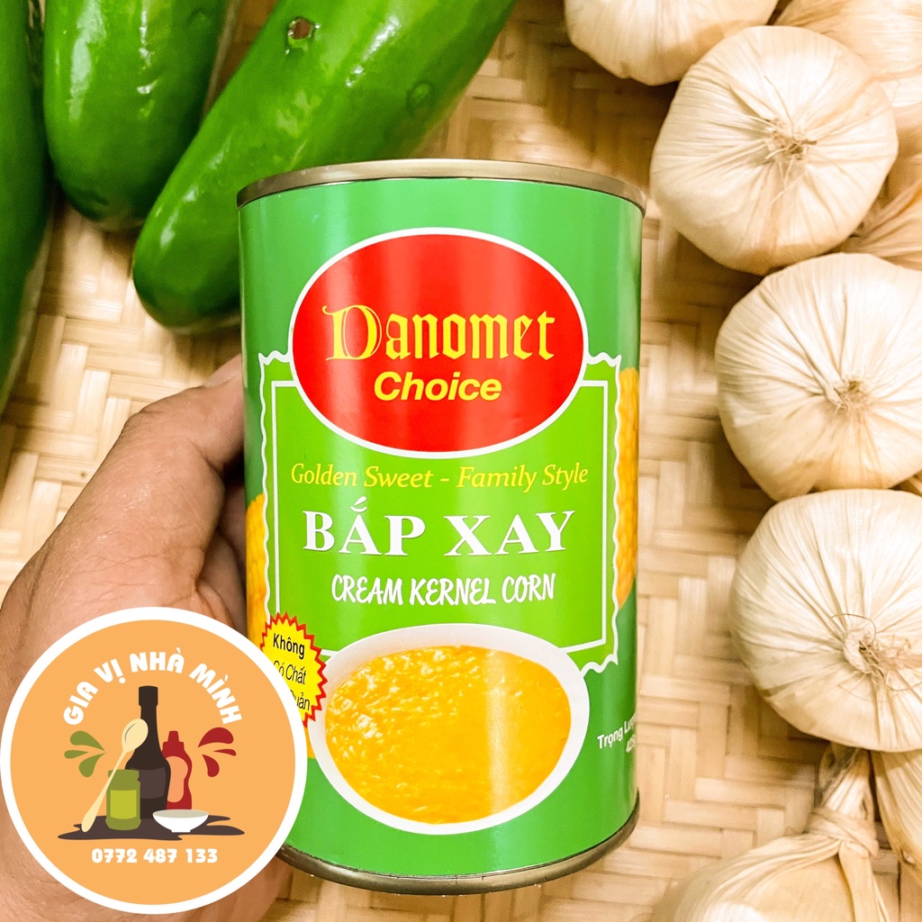 Bắp Xay đóng hộp Danomet- 420gr