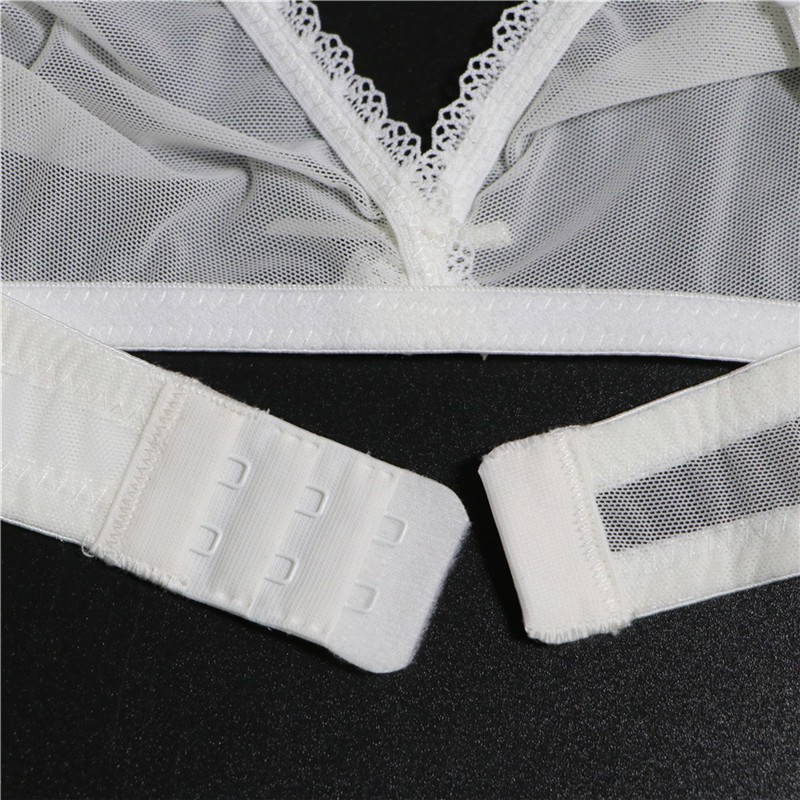 Set đồ lót ren xuyên thấu thời trang nữ quyến rũ Varsbaby D308