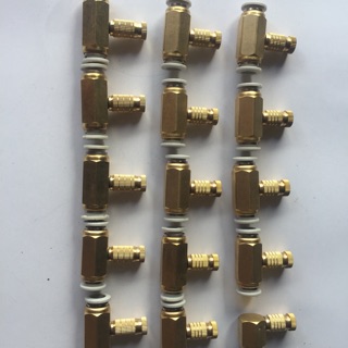 Bộ 15 béc phun sương bằng đồng 15 béc 14 nối và 1 bít cuối