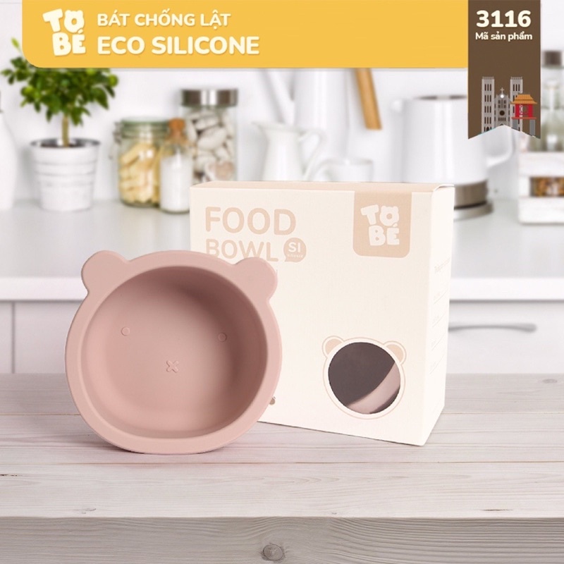 Bát Ăn Dặm Silicon Chống Lật TOBÉ Cho Bé