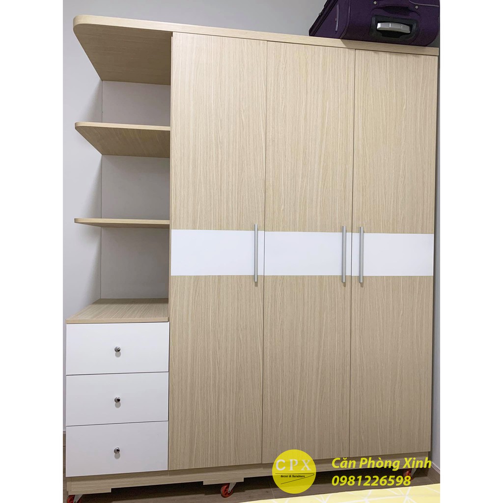 Tủ áo có kệ hộc hiện đại CPX-T14 | BigBuy360 - bigbuy360.vn