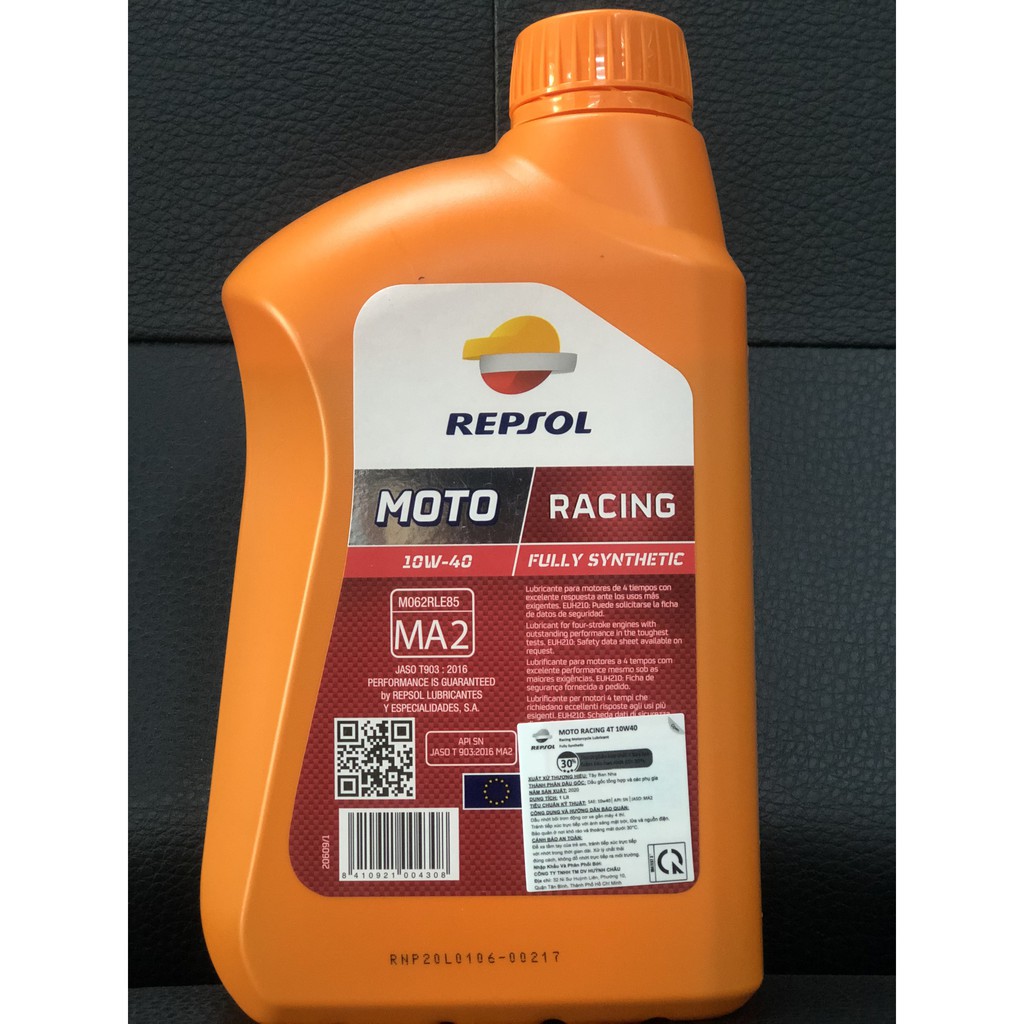 Dầu Nhờn Động Cơ Repsol Moto Racing 4T 10w-40