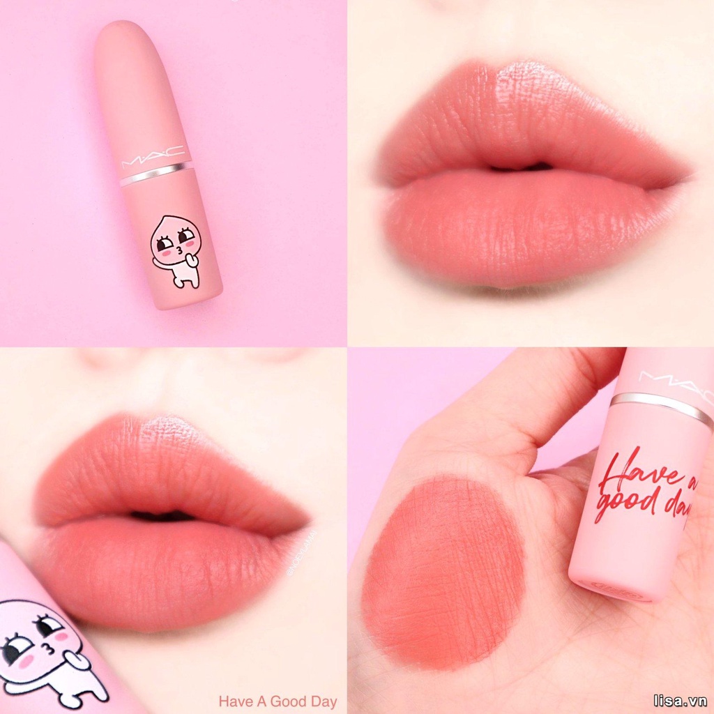 Son Mac Kakao Friends  phiên bản giới hạn vỏ hồng emition cực xinh, hàng chuẩn Auth xả lỗ bao check