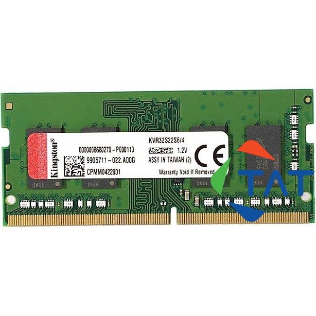 Ram Kingston 4GB DDR4 3200MHz Dùng Cho Laptop Macbook