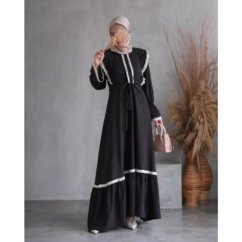 Váy SABRINA GAMIS WILONA Ren Hoa Thời Trang Mới Nhất Cho Phụ Nữ Tuổi Teen