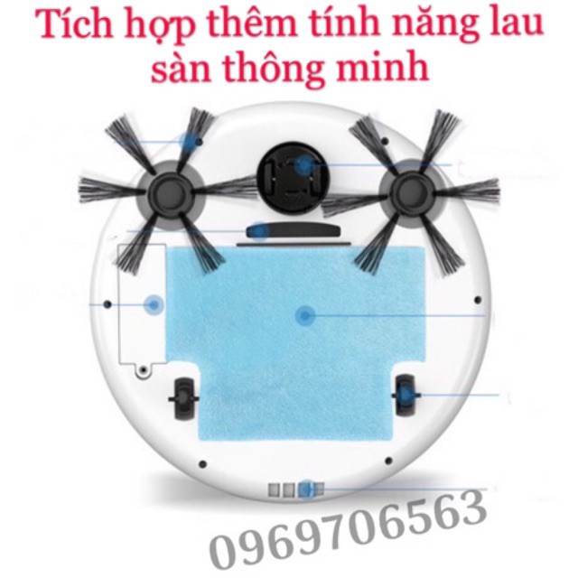 ROBOT Tự Động Dọn Nhà Thông Minh BOWAI Công Nghệ AI Cao Cấp Tự động hút bụi, lau nhà