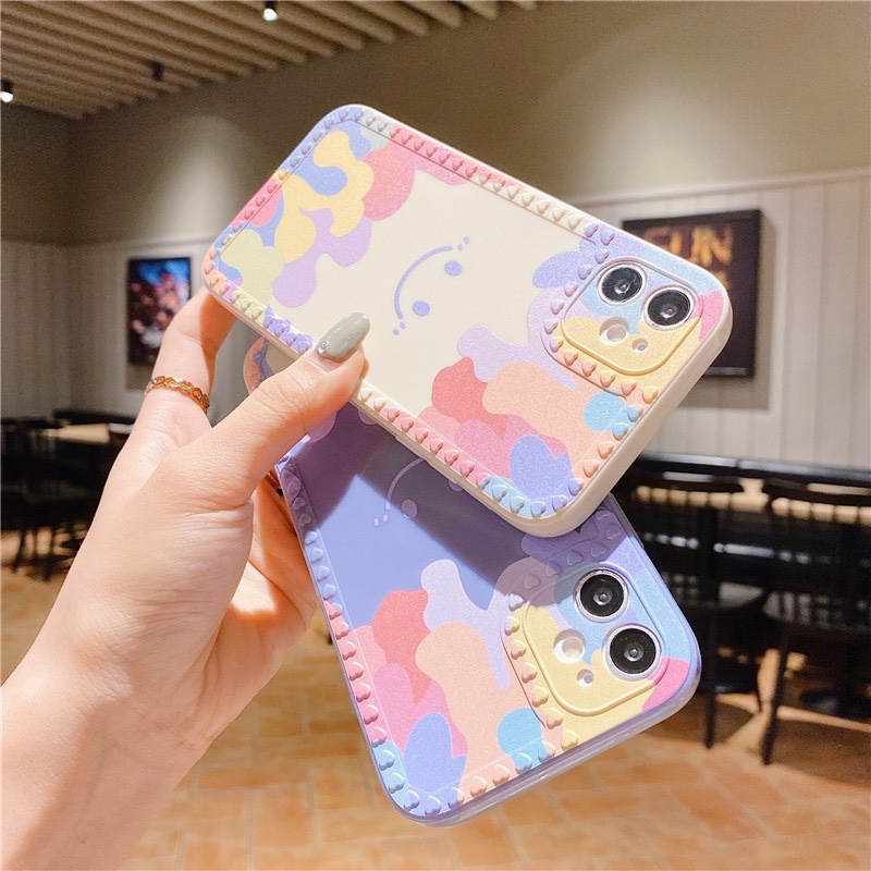 Ốp viển silicon hình trái tim iphone 6/6s/6 plus/6s plus/7/8/se 2020/7 plus/8 plus/X/Xs/Xs max/11/11 pro max
