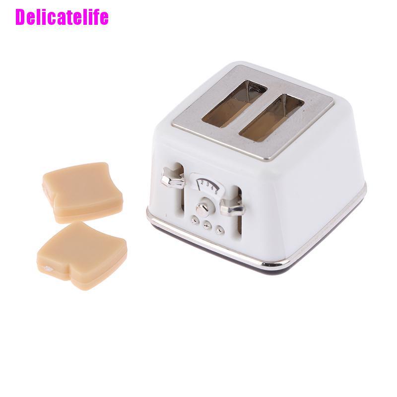 Máy Nướng Bánh Mì Mini Dễ Thương Cho Nhà Búp Bê Tỉ Lệ 1 / 12