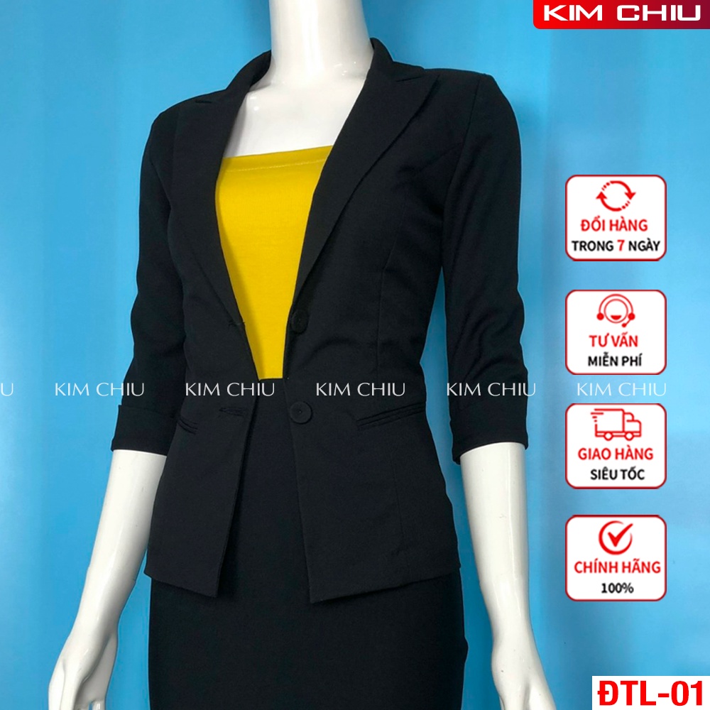 Áo Vest Nữ Công Sở Kim Chiu Tay Lỡ Vải Kaki, Form Đẹp [HÀNG CAO CẤP - ĐỔI TRẢ THOẢI MÁI] VTL-01