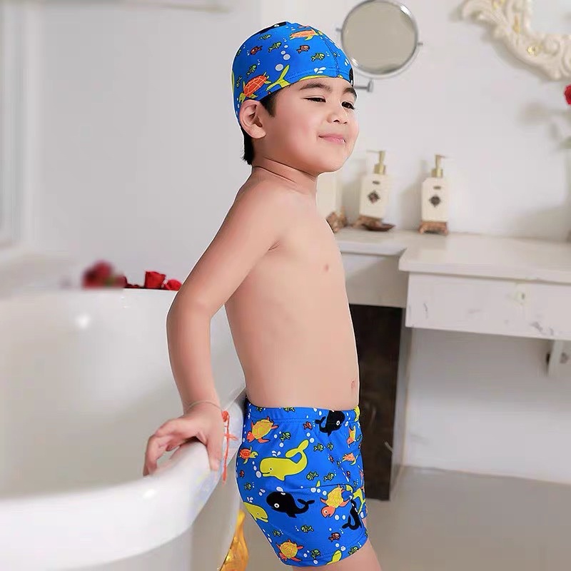 (xả) sét đồ bơi ,quần bơi,mũ bơi,cho bé trai 6-16kg