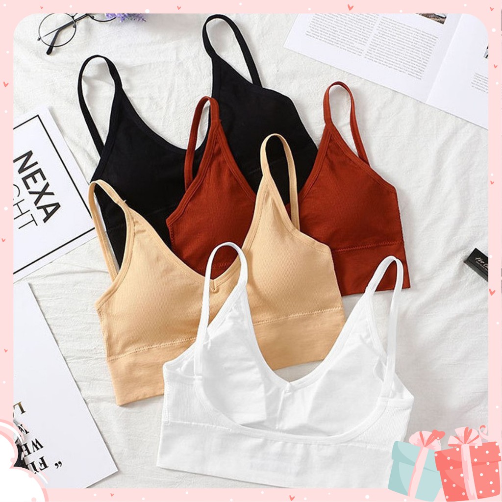 áo 2 dây bikini áo bra len tăm hở lưng khoét lưng yesnow | BigBuy360 - bigbuy360.vn