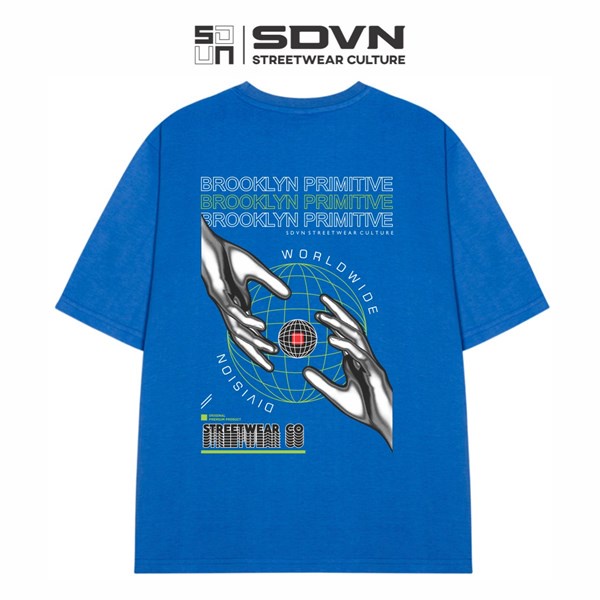 Áo Thun Unisex Nam Nữ Form rộng Local Brand SDVN WORLD WIDE