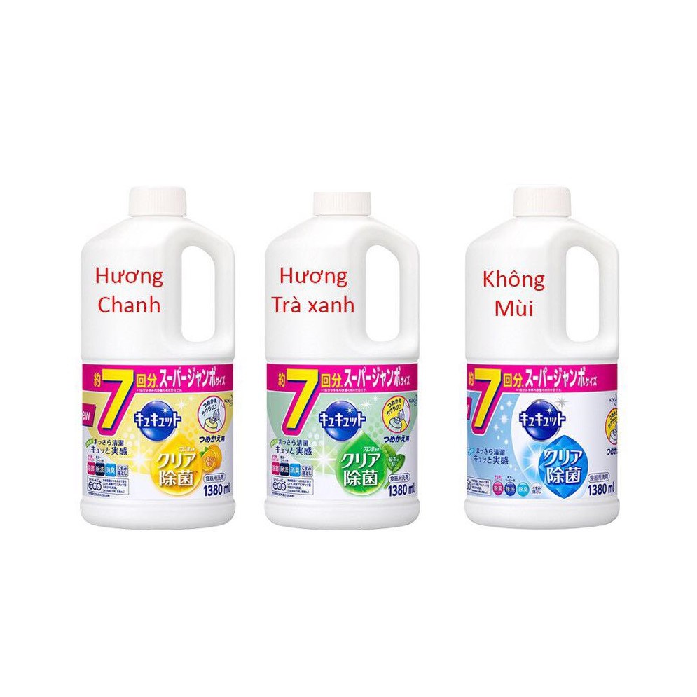 NƯỚC RỬA CHÉN KAO 1380ML NHẬT BẢN