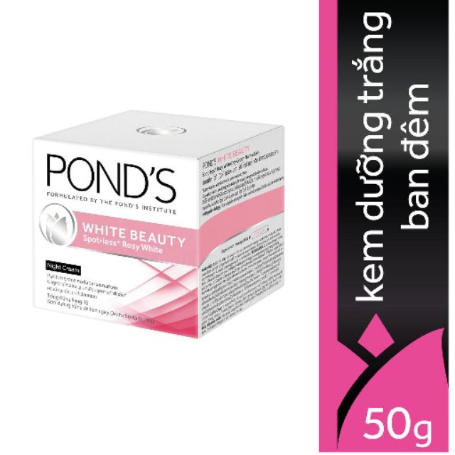 [RẺ VÔ ĐỊCH] KEM DƯỠNG TRẮNG BAN ĐÊM POND'S WHITE BEAUTY 50G.