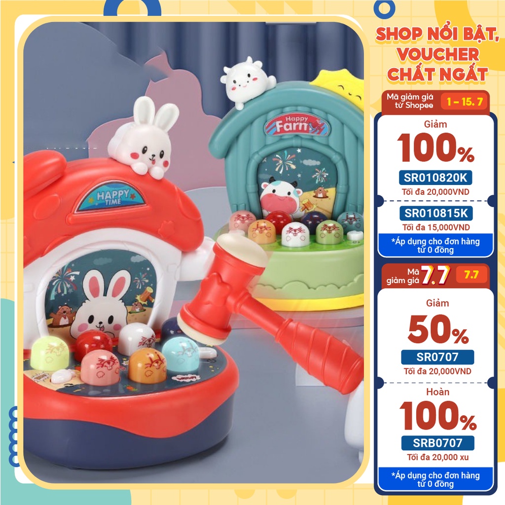 Bộ Đồ Chơi Trẻ Em Bộ Đập Chuột Có Đèn Và Âm Thanh Harison Cho Bé Trai Bé Gái, Đồ Chơi Giải Trí Giáo Dục Thông Minh