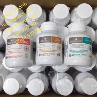 Bộ 3 Bio island Kẽm, Canxi, DHA chuẩn Úc cho bé