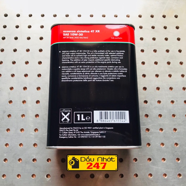 Dầu nhớt Essenza Sintetica 4T XR 10w30 1L