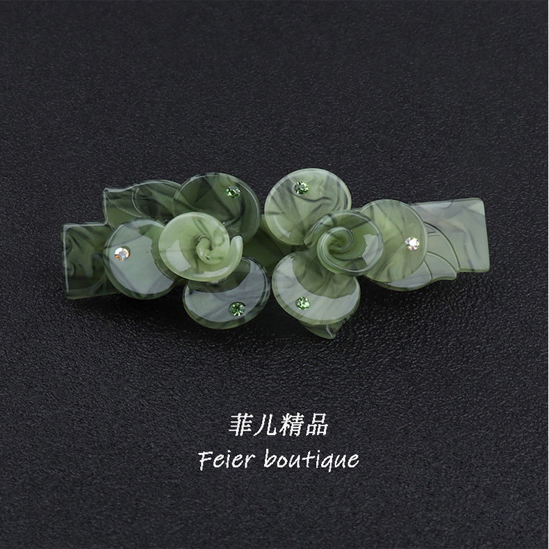 Kẹp Tóc Nữ Hình Hoa Đính Đá Thời Trang