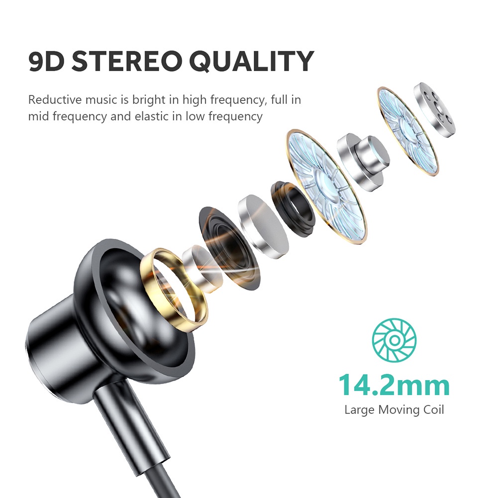 Tai nghe bluetooth A12 không dây đeo cổ có micro tiện dụng