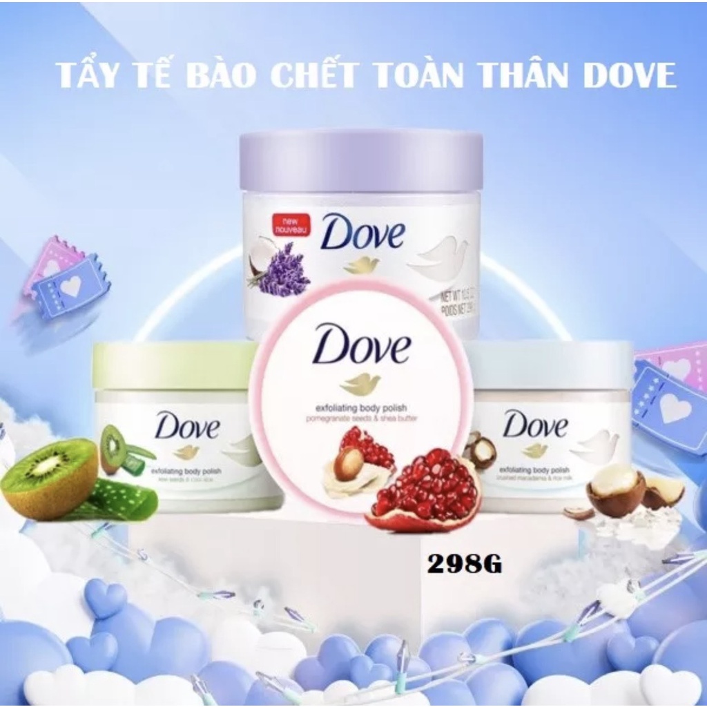 Tẩy da chết Dove, Tẩy tế bào chết body Dove EXFOLIATING BODY POLISH