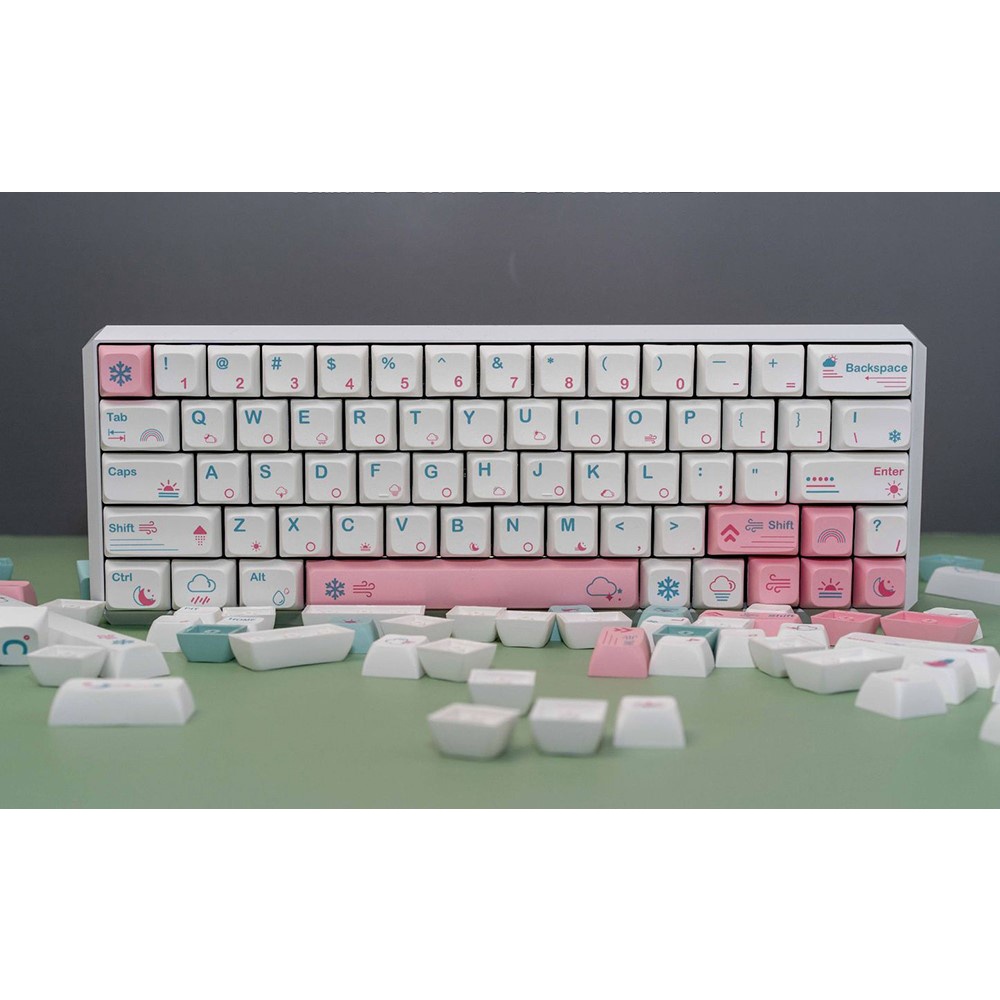 Keycap The Weather Cho Bàn Phím Cơ XDA Profile Chất Liệu Thick PBT 132 Phím | EZPC