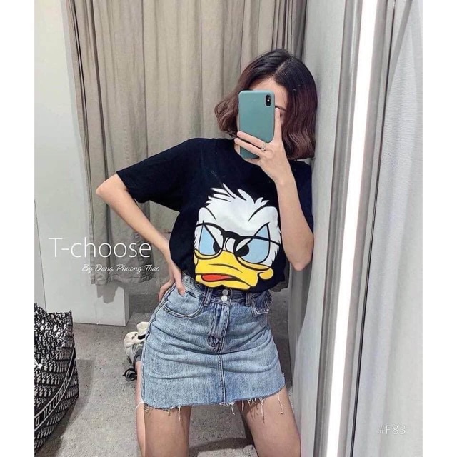 Chân váy bò 2 khuy có đai và quần lót trong