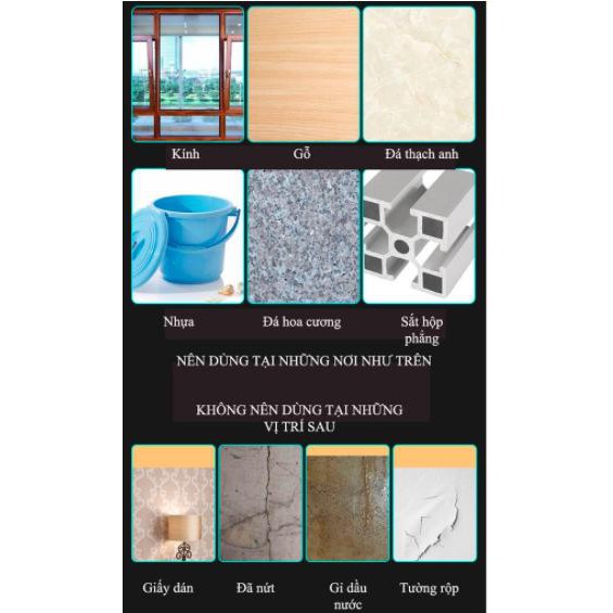 Băng dính hai mặt siêu chắc dùng treo đồ trang trí nhà cửa phòng khách nhà tắm