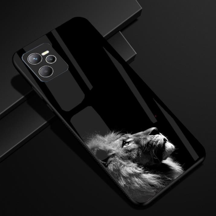 Ốp Lưng REALME C35 / Narzo 50A Prime mặt kính cường lực chống bể cao cấp thiết kế Độc Quyền