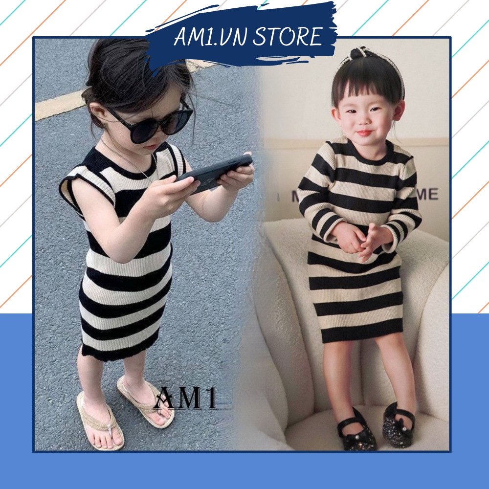 (10-20kg) Váy body bé gái chất len gạo hot trend TTR104 TTR126 TTN203