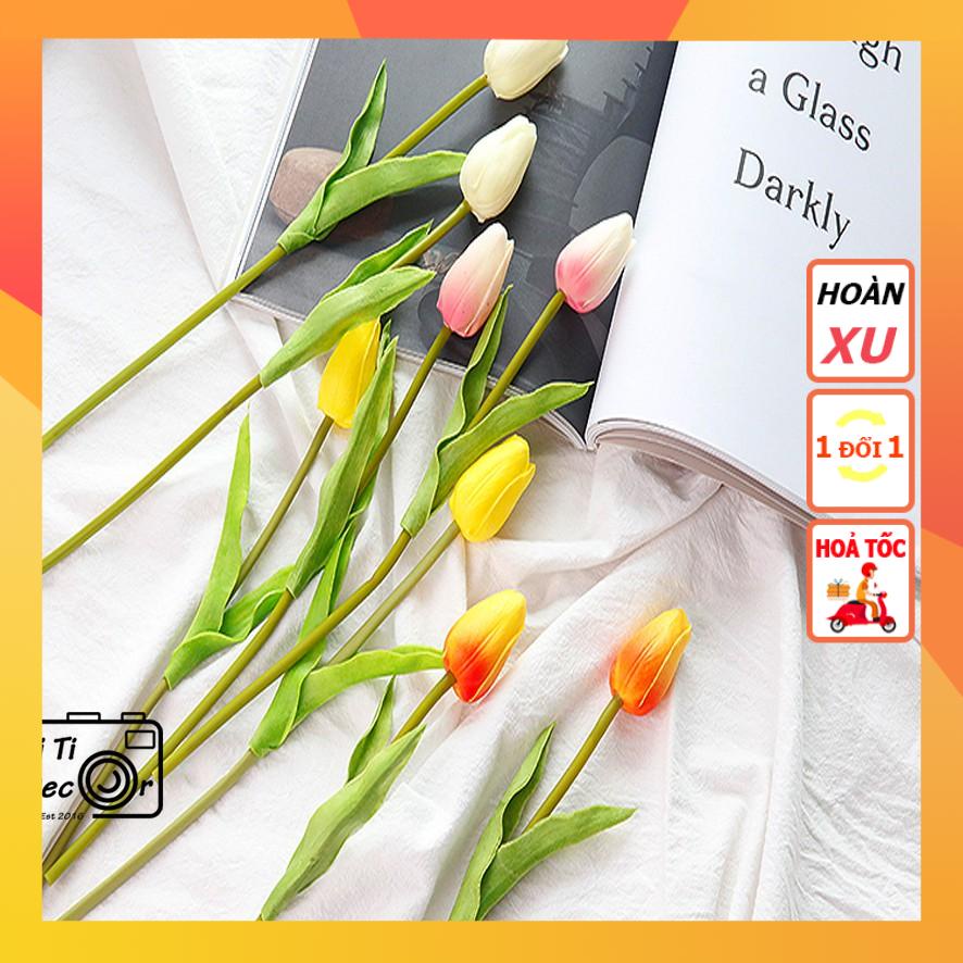 Hoa tulip trang trí chụp ảnh, decor nhà cửa, cửa hàng