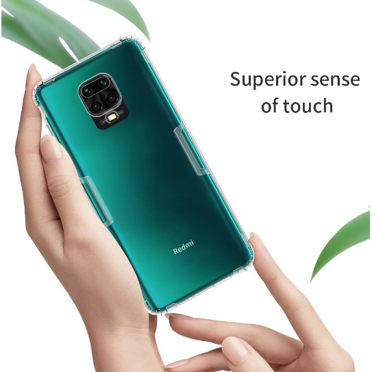 Ốp lưng dẻo Nillkin TPU cho Xiaomi Redmi Note 9S/ Note 9 Pro/ Note 9 Pro Max bo 4 cạnh chống sốc ( trong suốt )