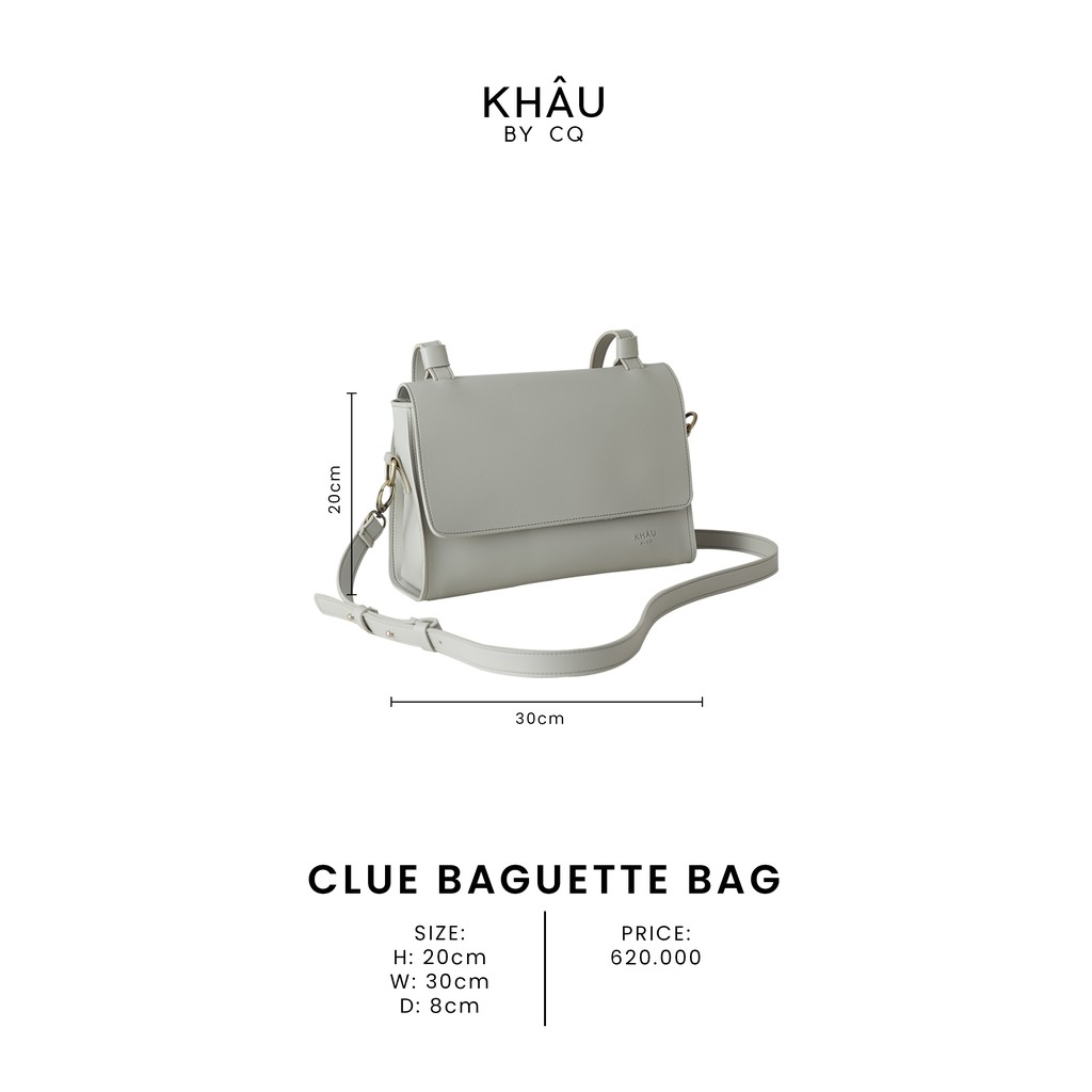 [Mã WABRWB24 giảm 30K đơn 99K] KHÂU BY CQ- Túi Clue Baguette | BigBuy360 - bigbuy360.vn