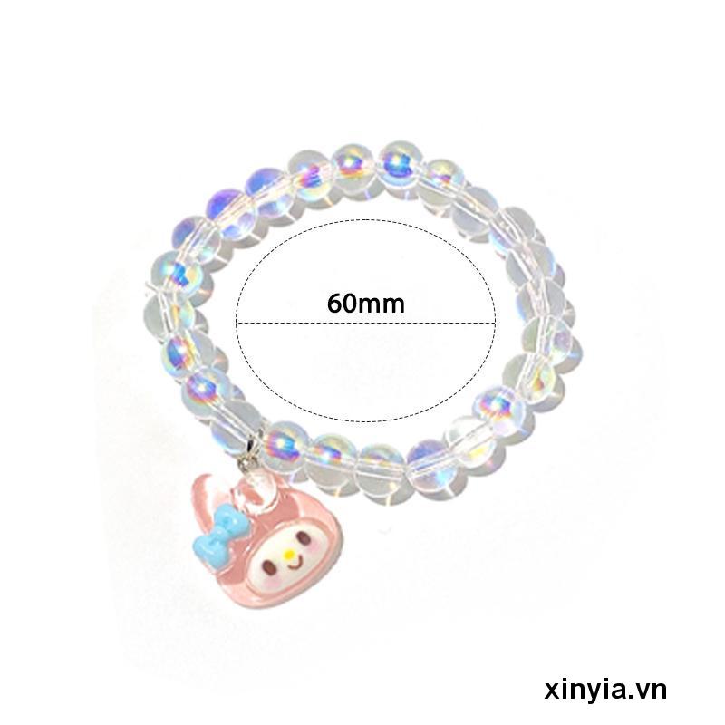 Dây Cột Tóc Đính Hạt Hình Chú Chó Cinnamoroll Hoạt Hình Ngọt Ngào Cho Bé Gái